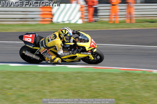 2008-05-11 Monza 0276 Superstock 1000 - 78 Freddy Foray - Suzuki GSX-R1000 K8